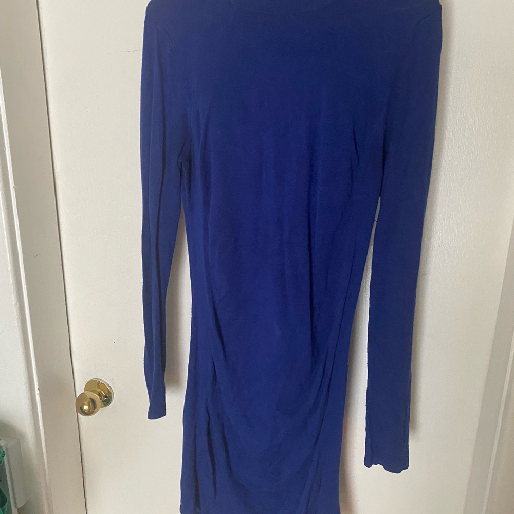 Express Royal Blue Knit sweater dress
